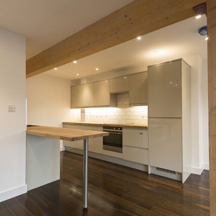 Example of domestic decorating in a kitchen