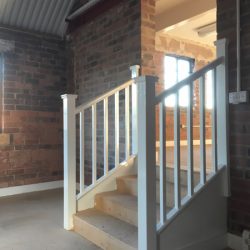 Stuart Crystal Renovation Stourbridge Stair VIew