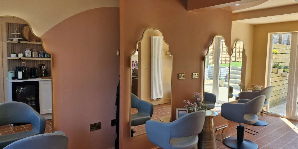 Latest decorating and painting project at Laura Jayne Salons